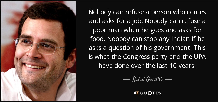 Rahul gandhi quotes