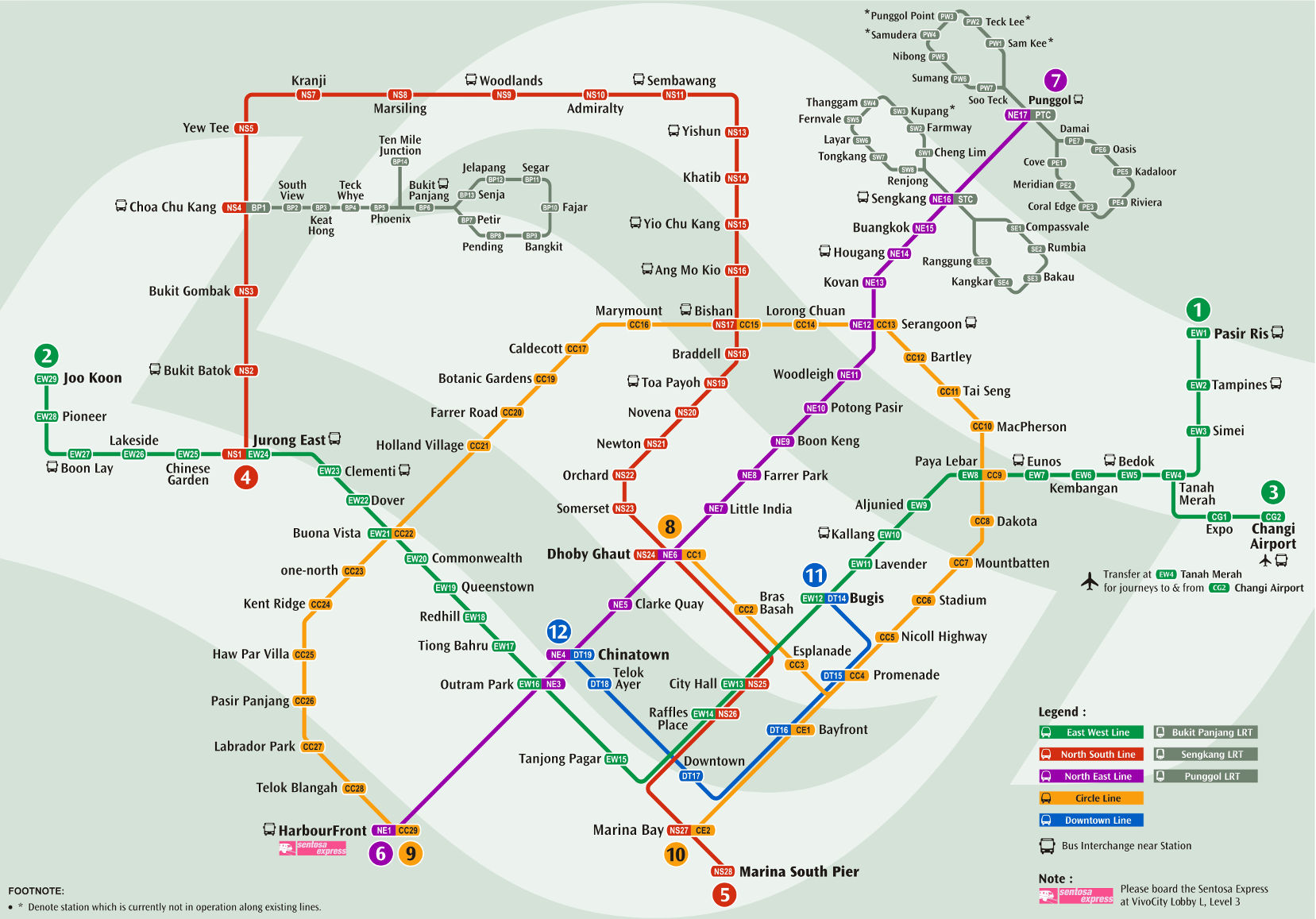 Singapore Mrt Map 2017 3 