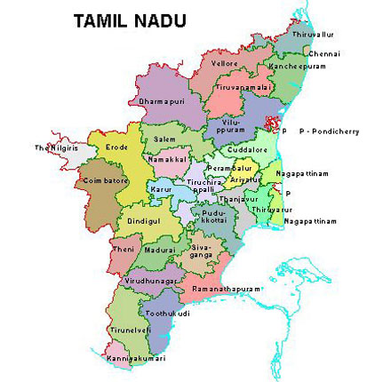 Download Tamilnadu map