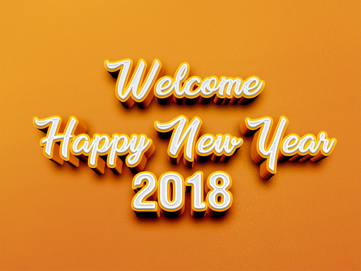 Welcome 2018 Happy new year