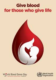 Blood donation posters for pregnant women