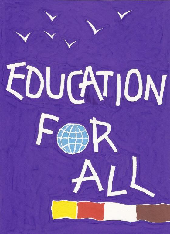 Designer Poster on education for all