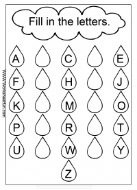 Free printable worksheets for kindergarten