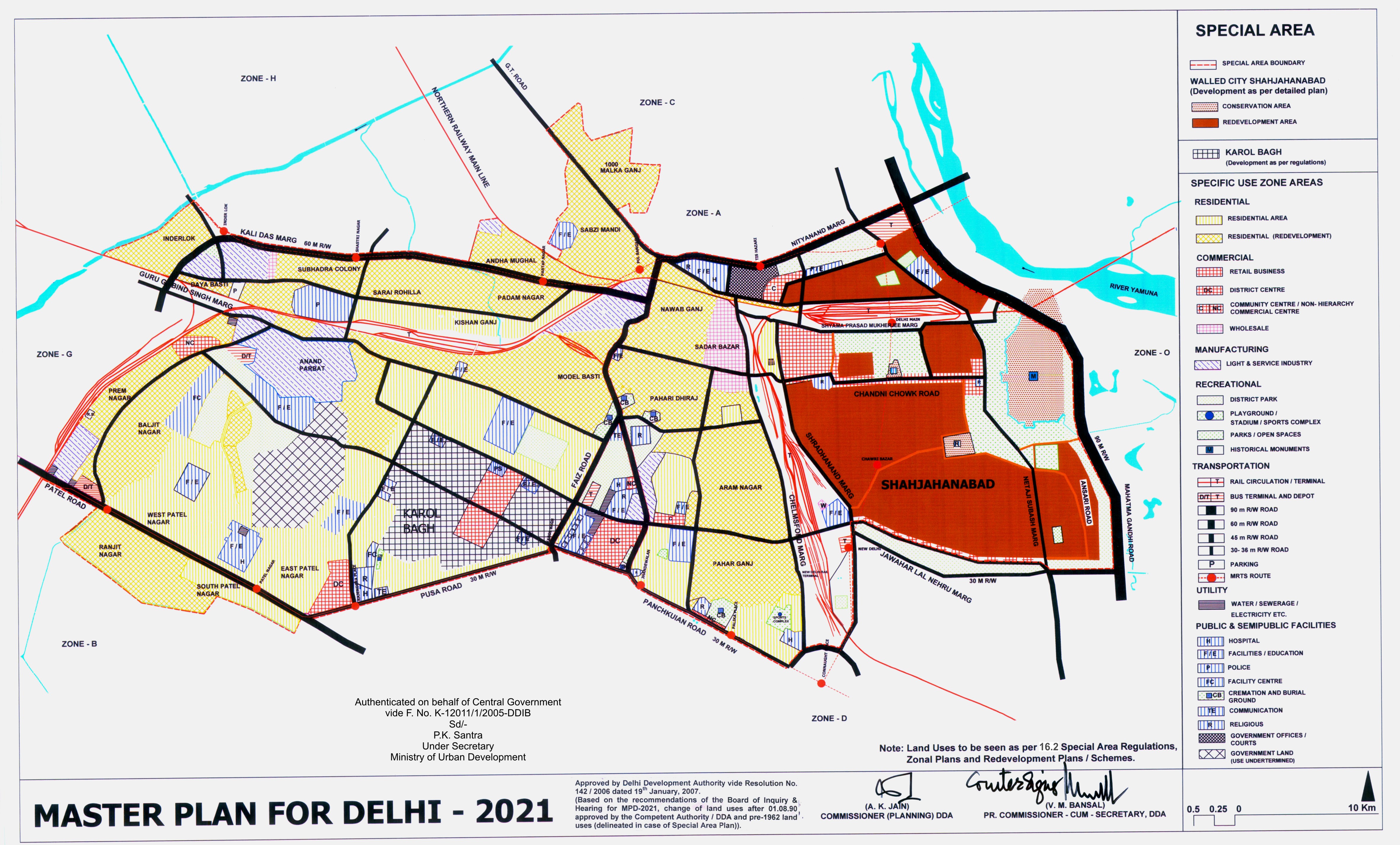 Master plan delhi 2021