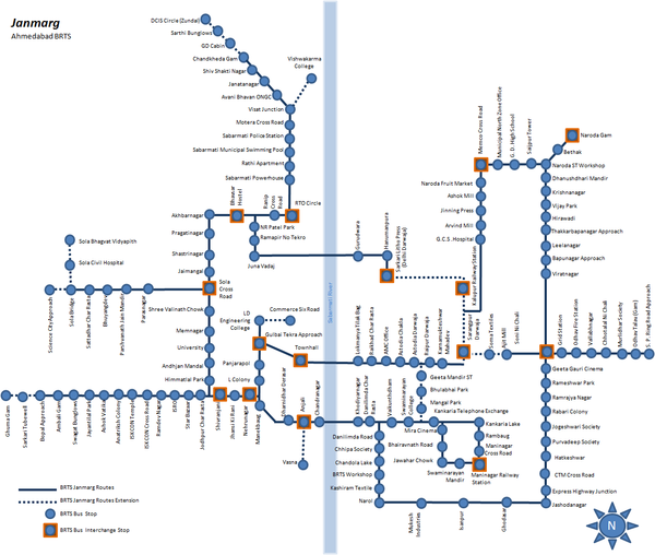 Download Rajkot brts bus route latest