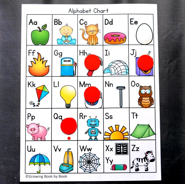 Printable alphabet chart