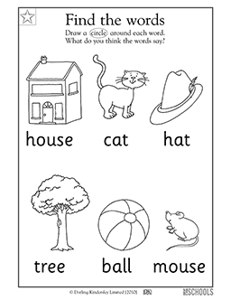 Free printable worksheets for kindergarten