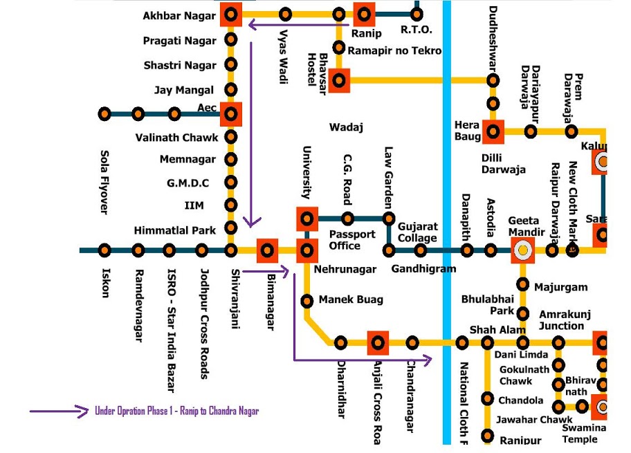 Latest Brts route map ahmedabad 2017 2018 updated