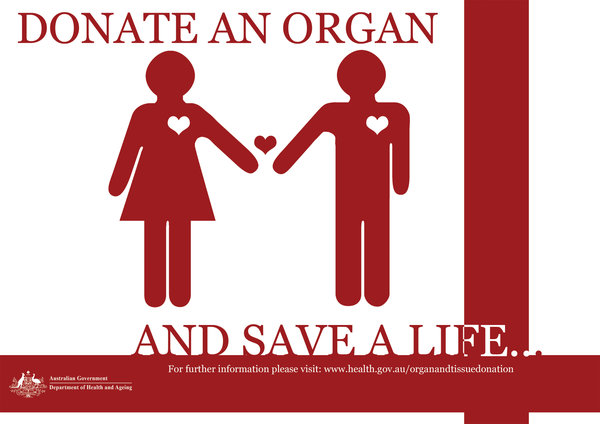 Organ donation poster design