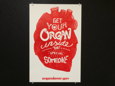 Organ donation poster download