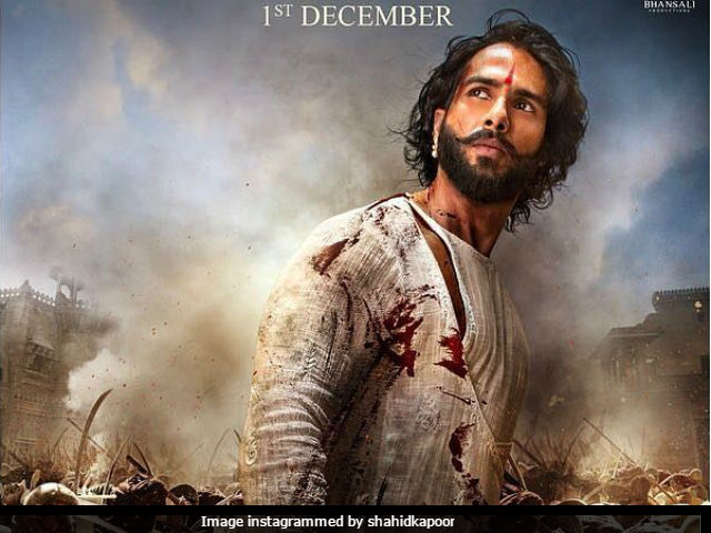 Padmavati film poster Shahid kapoor