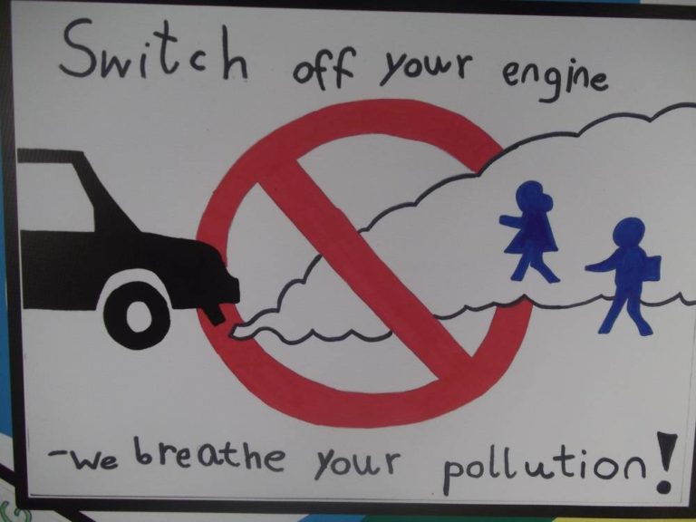 Poster of air pollution – Printable graphics
