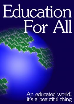 Poster on education for all for social media