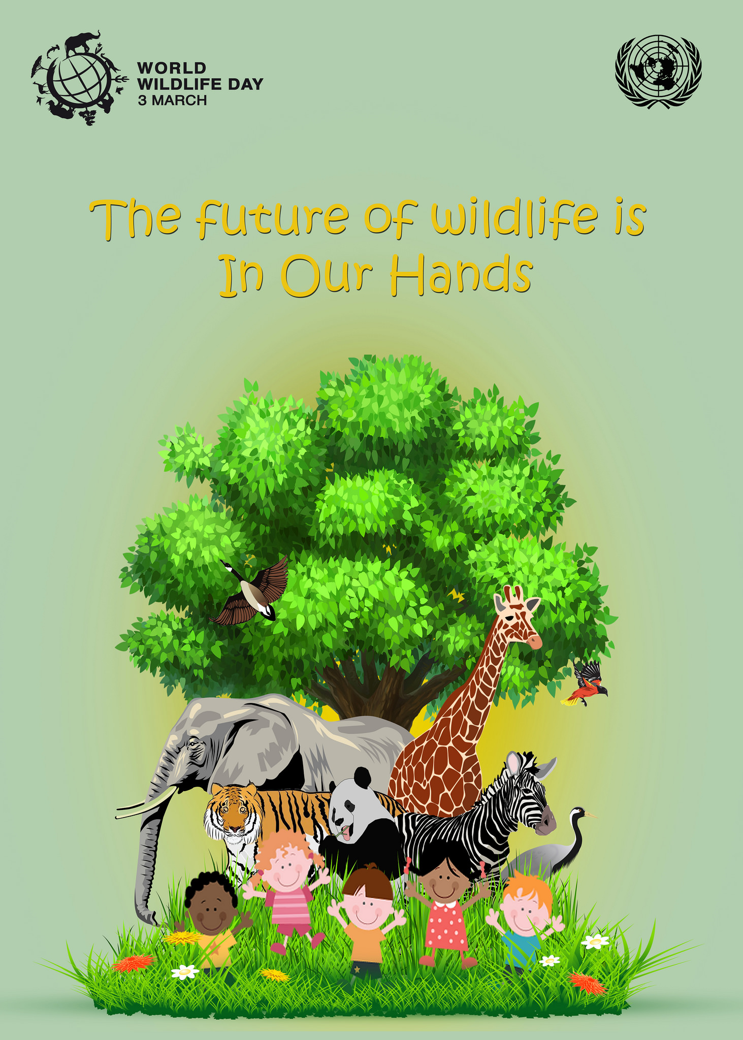 Poster on wildlife conservation