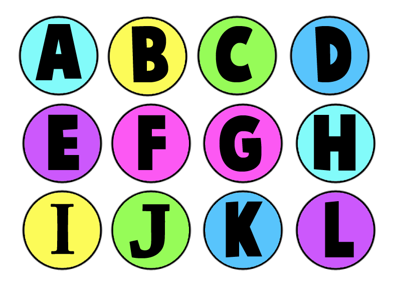 Printable alphabet letters