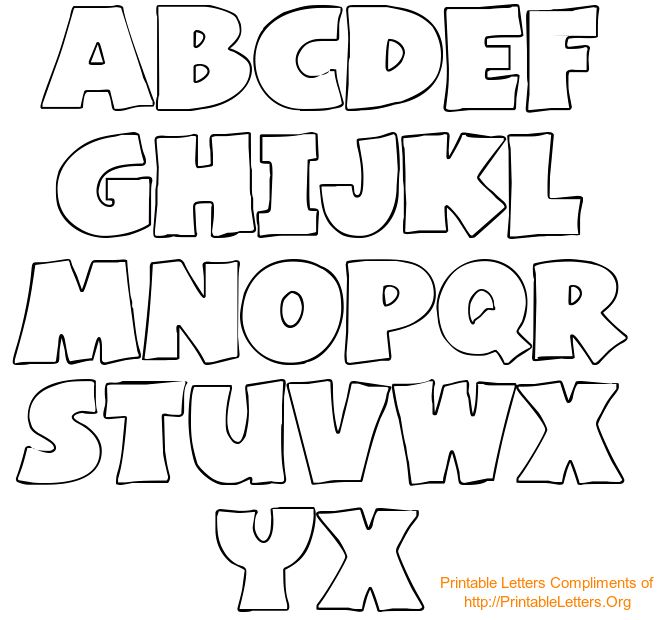 Printable alphabet letters (2)