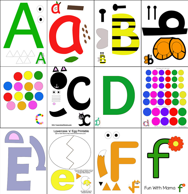 Printable alphabet letters