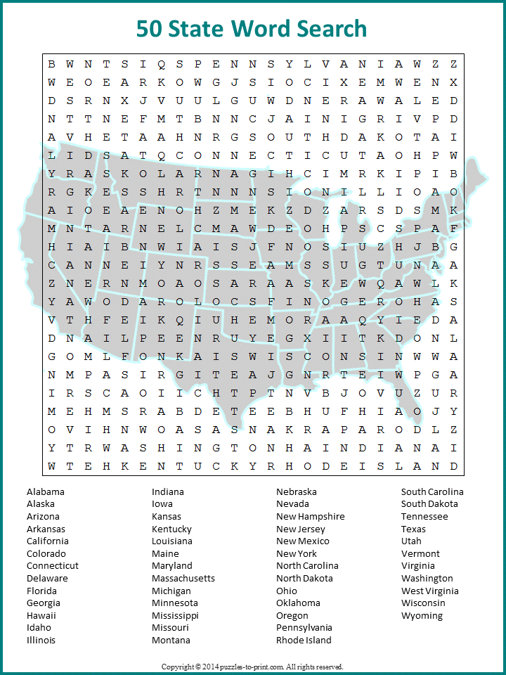 Printable word searches (2)