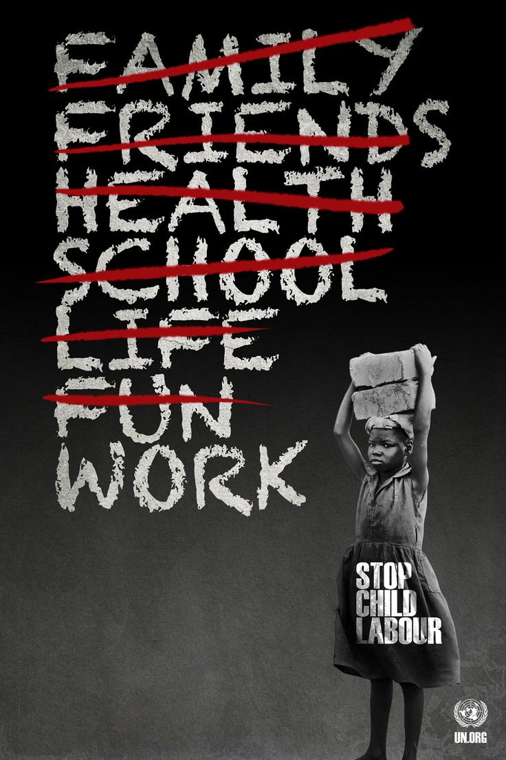 Social awareness Poster child labour