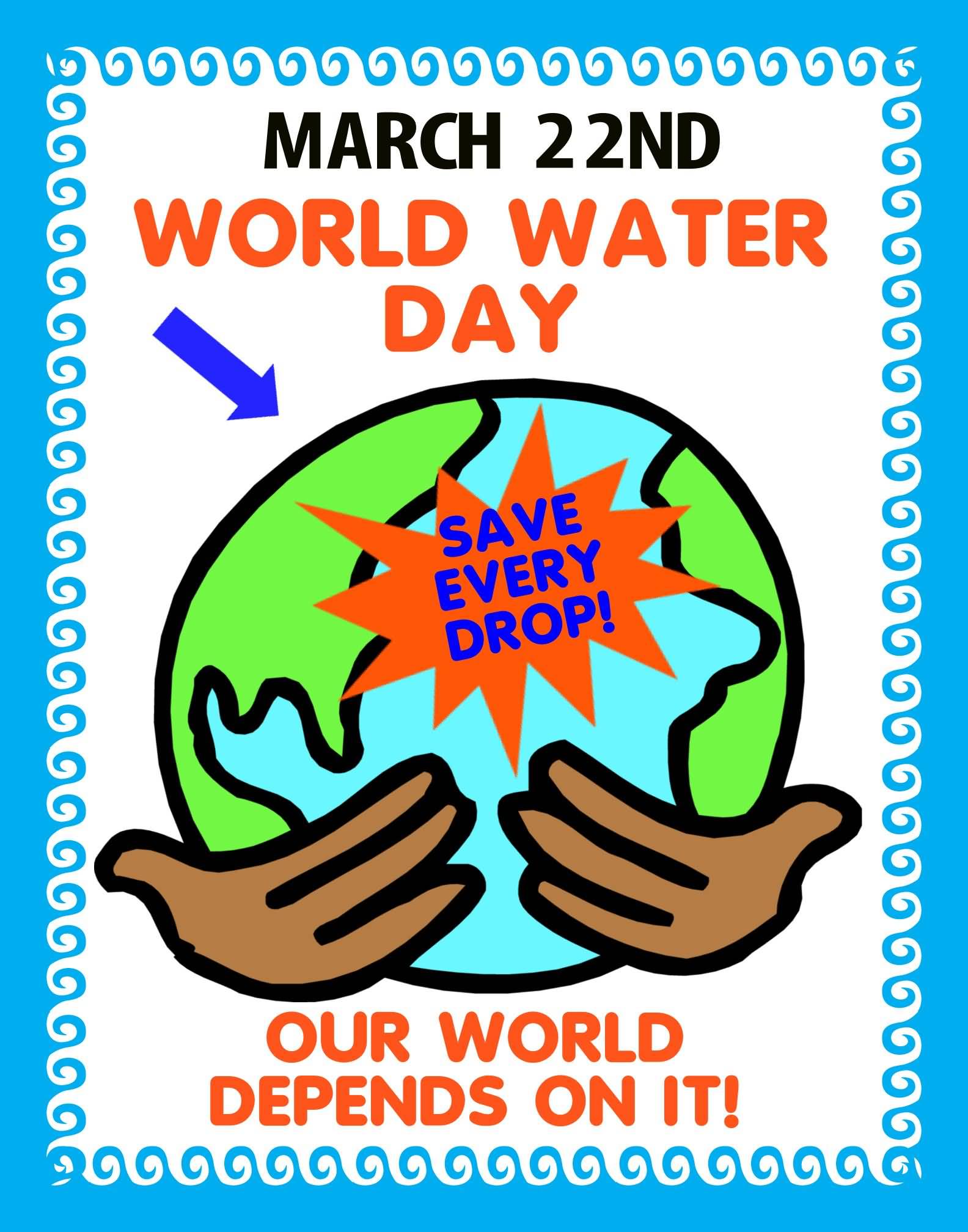World water day poster images