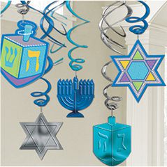 Hanukkah decorations