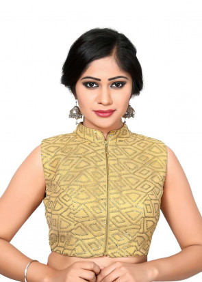 Golden blouse designs images