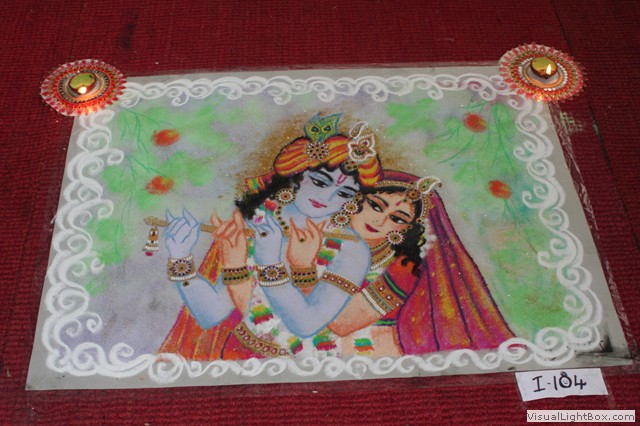 Best Krishna rangoli pics latest