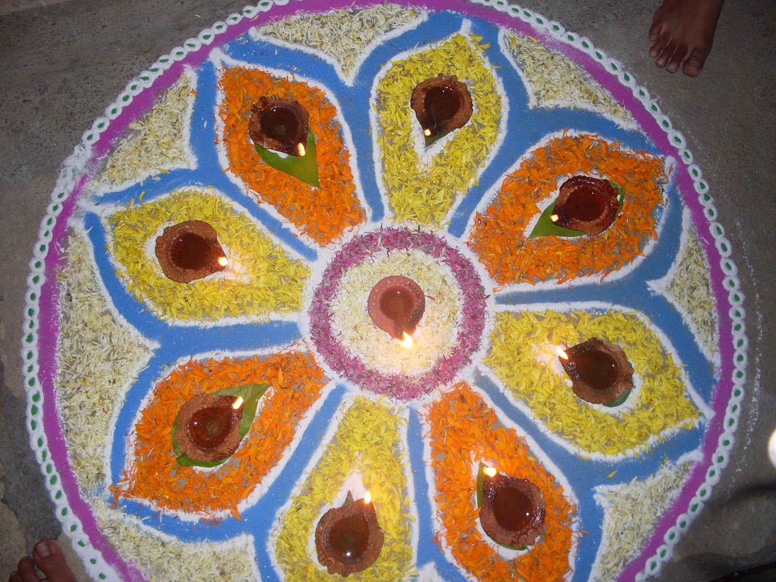 Rangoli designs for competition in college