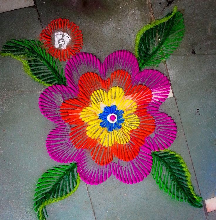 Easy rangoli designs for diwali