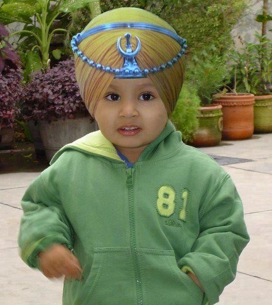 Cure Sikh baby wallpaper