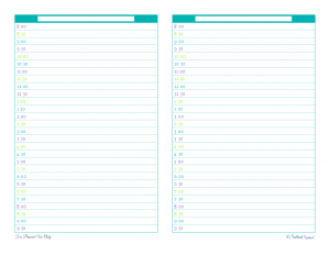 Daily calendar printable free