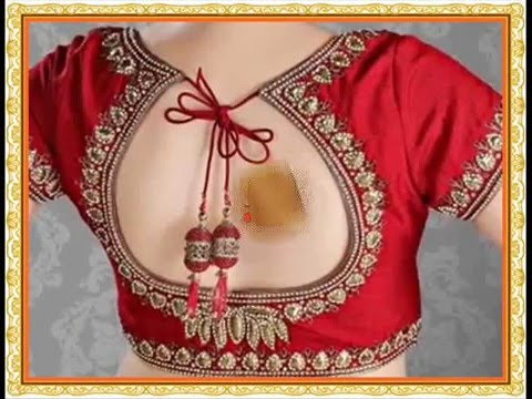 Download Different types of blouse back neck designs