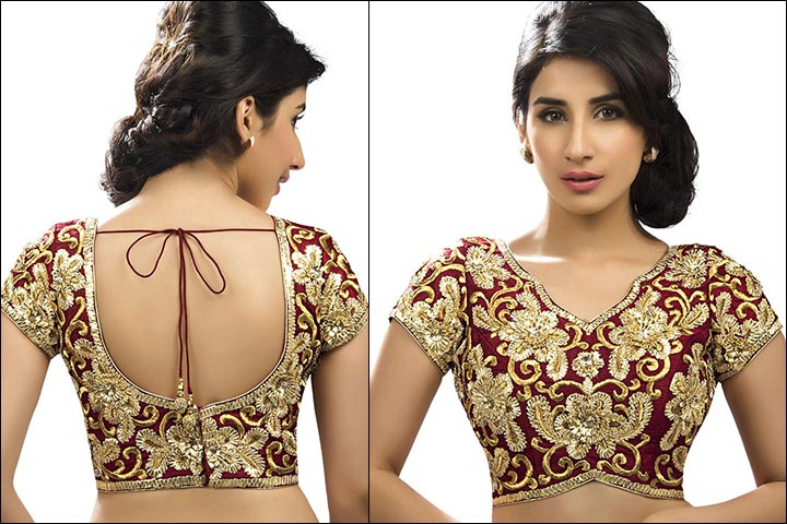 Download Indian blouse neck designs images