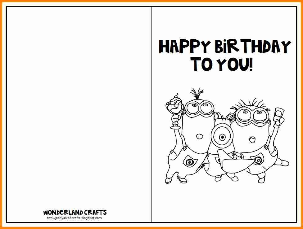 9+ Free Printable Kids Birthday Cards | Budget Template within Kids Birthday Card Template
