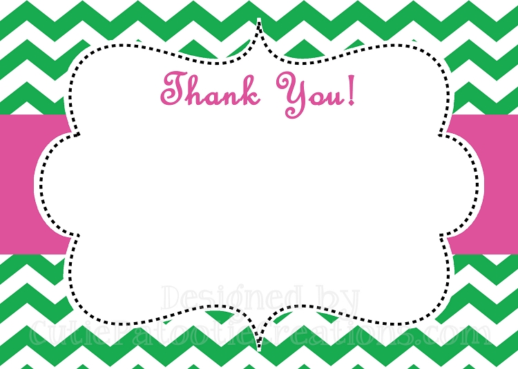 Download Printable thank you cards