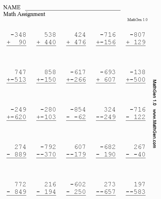 Download maths worksheets free