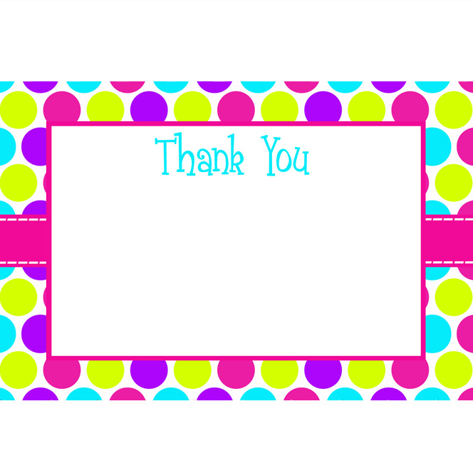 Free Download Printable thank you cards