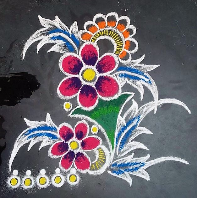 Free Latest rangoli designs for competition