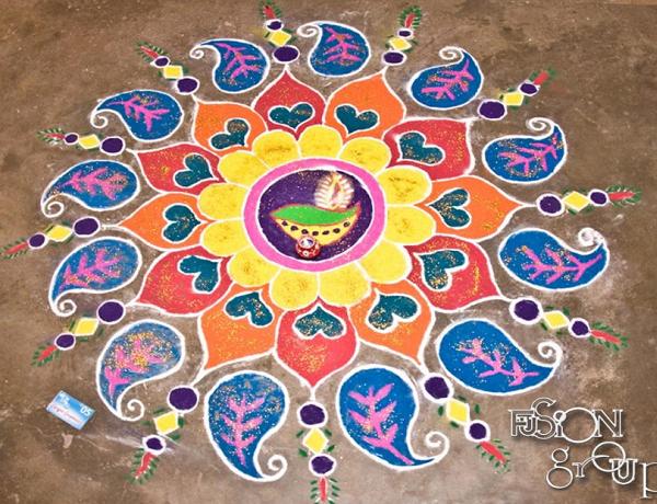 Ideas for Rangoli designs for competition