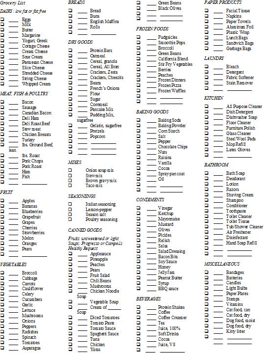 Low Carb Food List Printable Printable Graphics