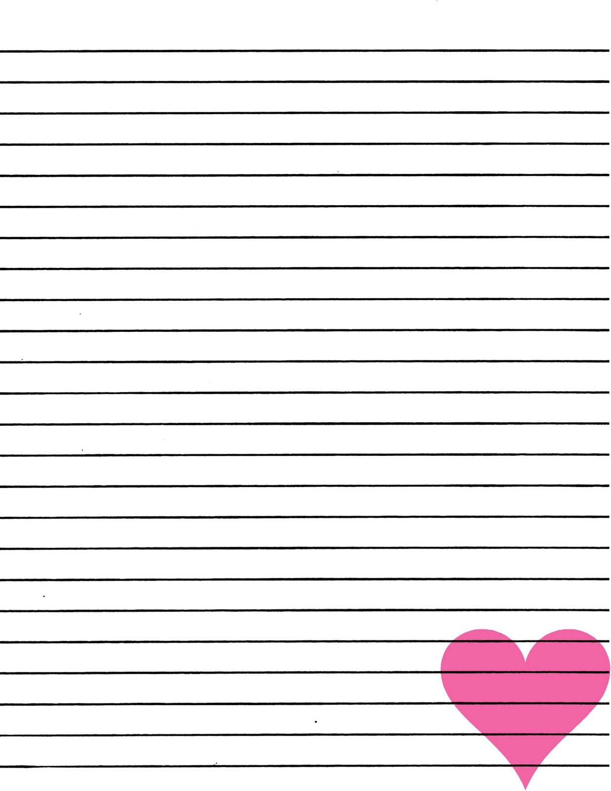 Printable lined paper a4 size