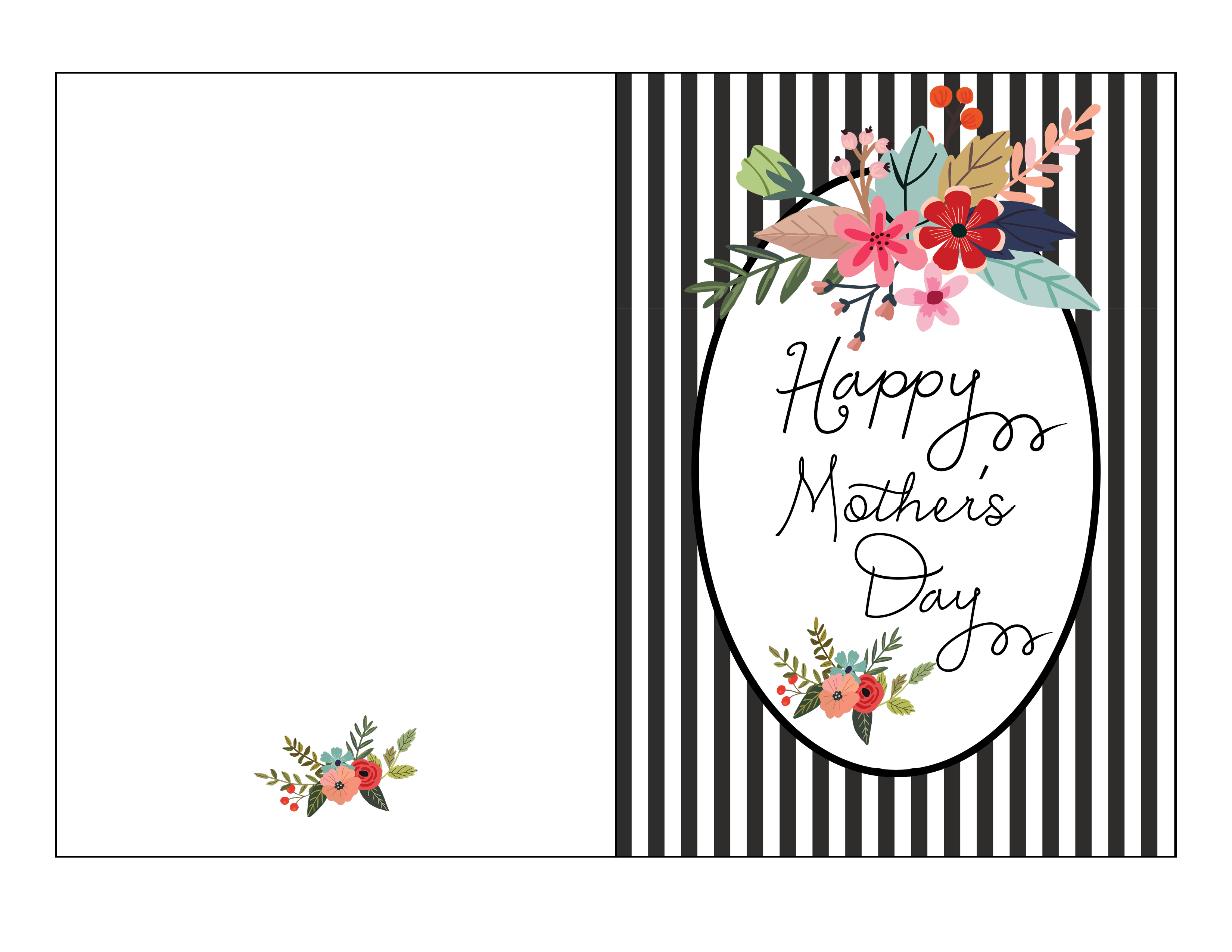 Printable mothers day cards for free template