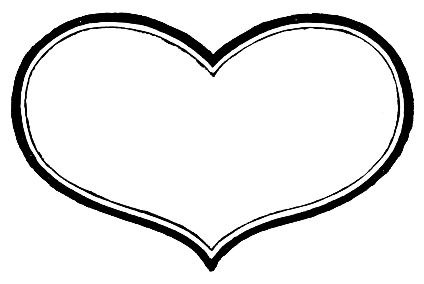 Printable valentine heart
