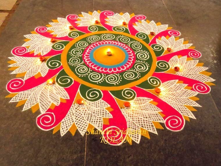 Rangoli designs for competition 2018