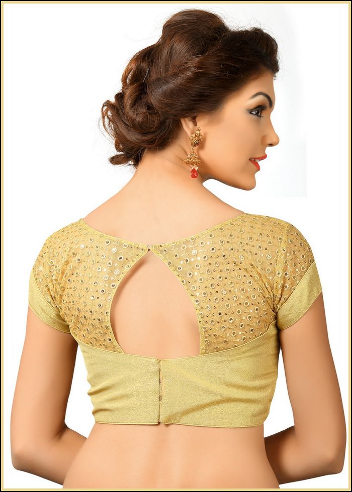 Saree blouse designs 2018 back side