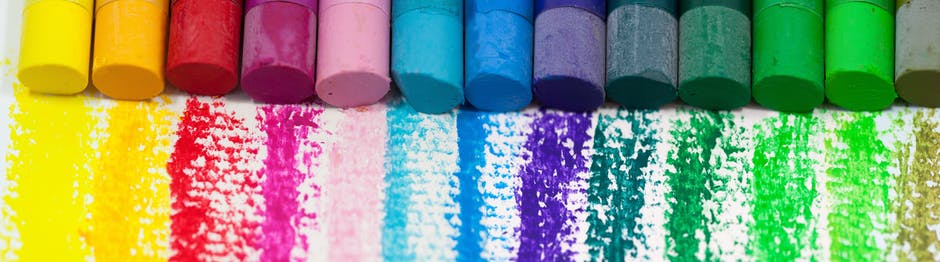 Cover photos for artists : Chalk colours