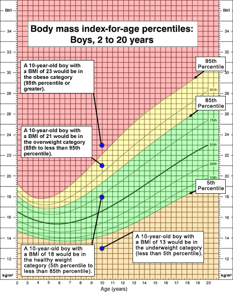 Download BMI chart for kids