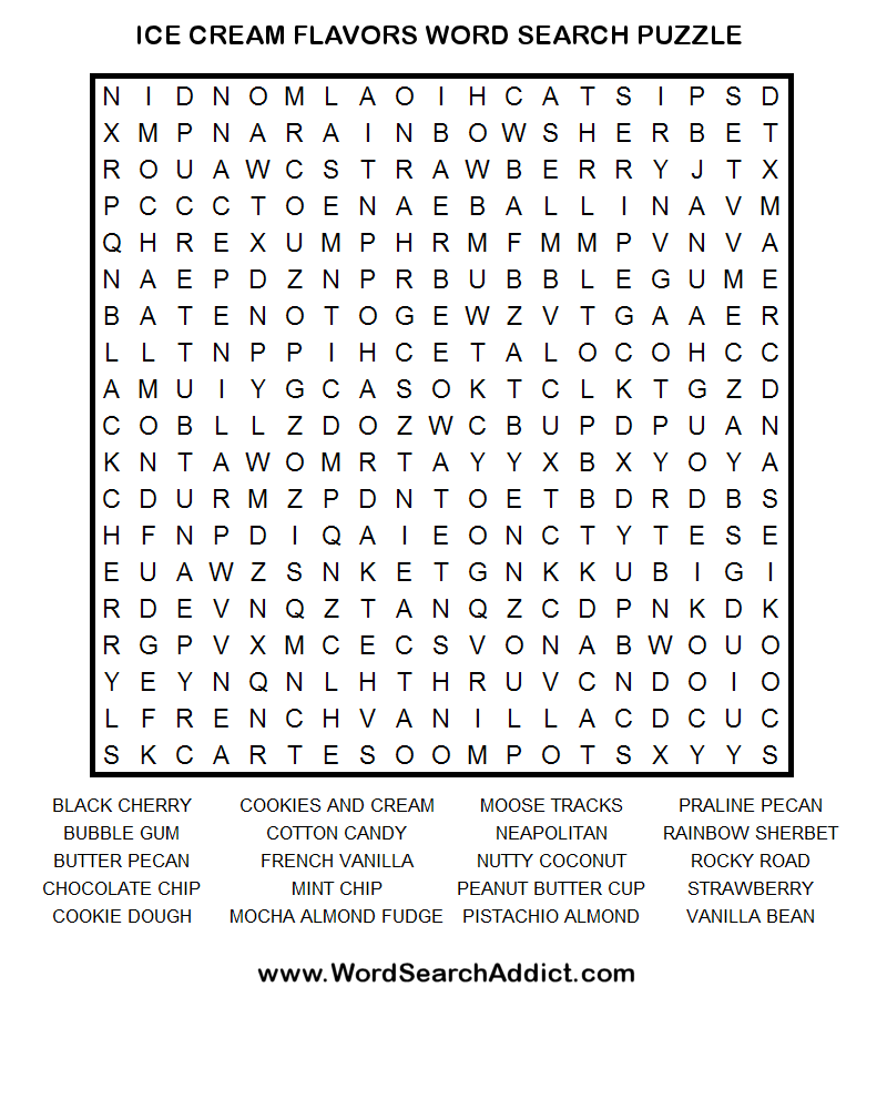 Printable puzzles