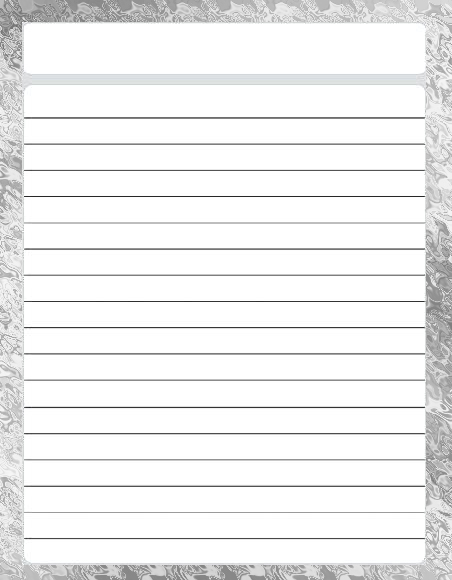 Free printable writing paper with border (4)