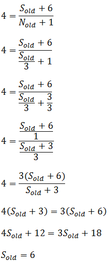 Arithmetic mean formula